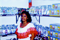 Colombian coffee beans